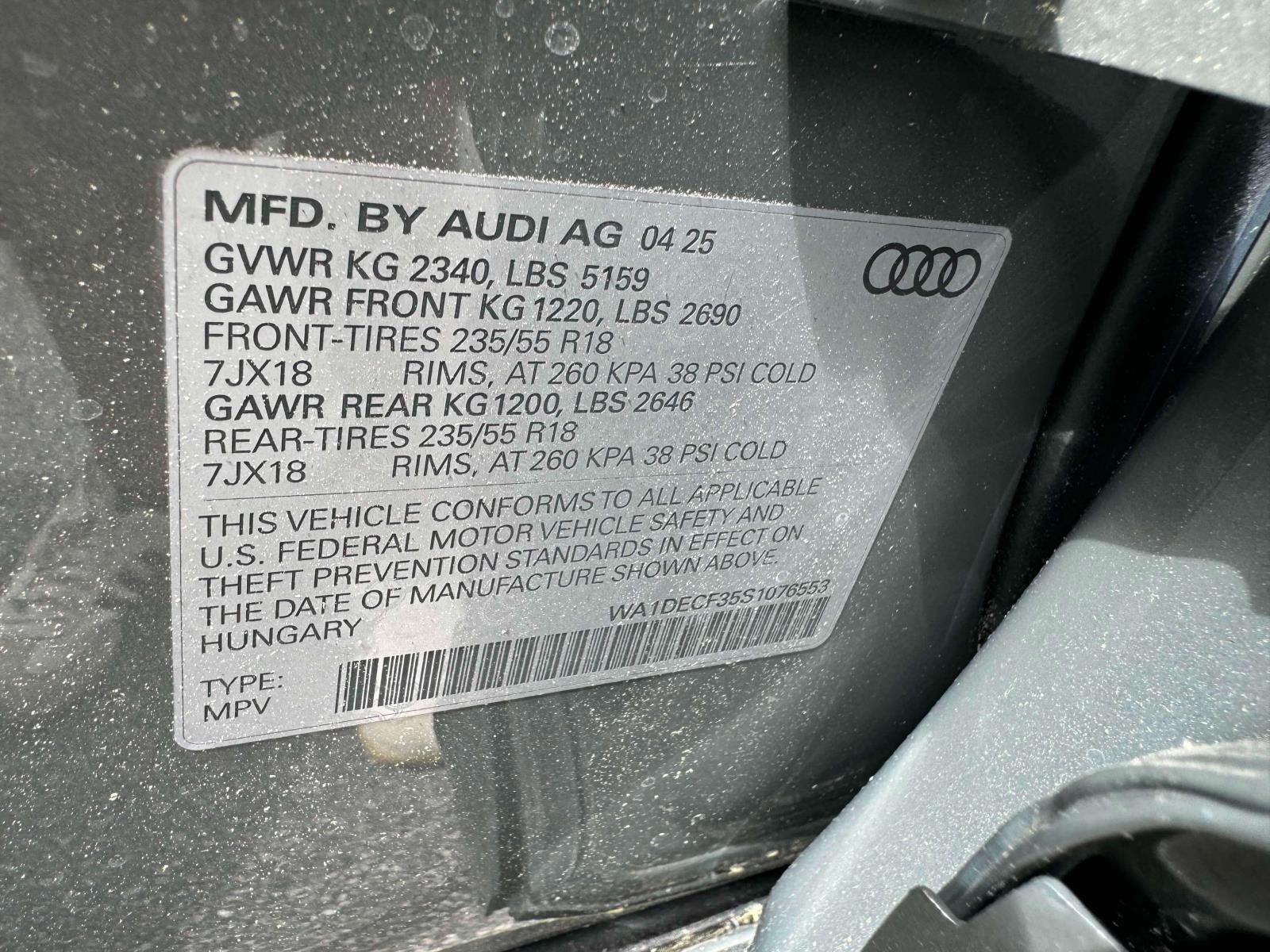 2025 Audi Q3 Premium
