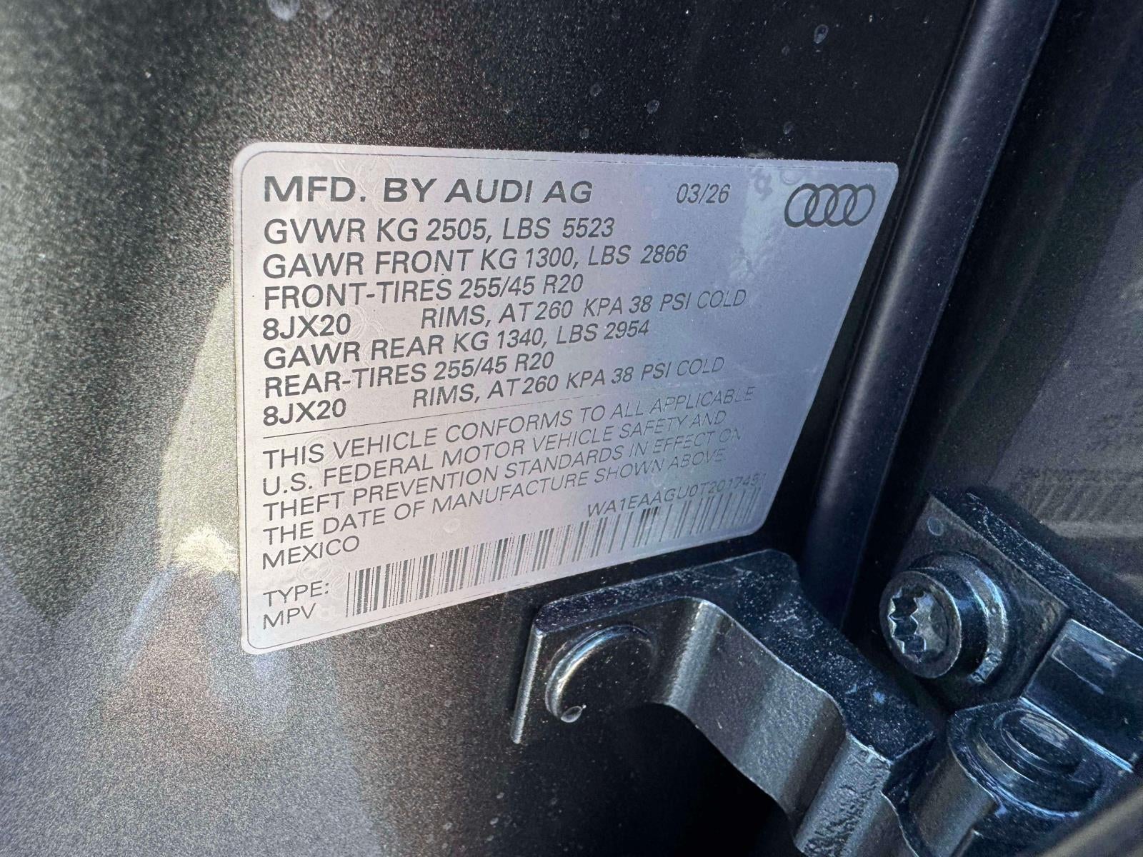 2026 Audi Q5 Sportback 2.0T Premium Plus