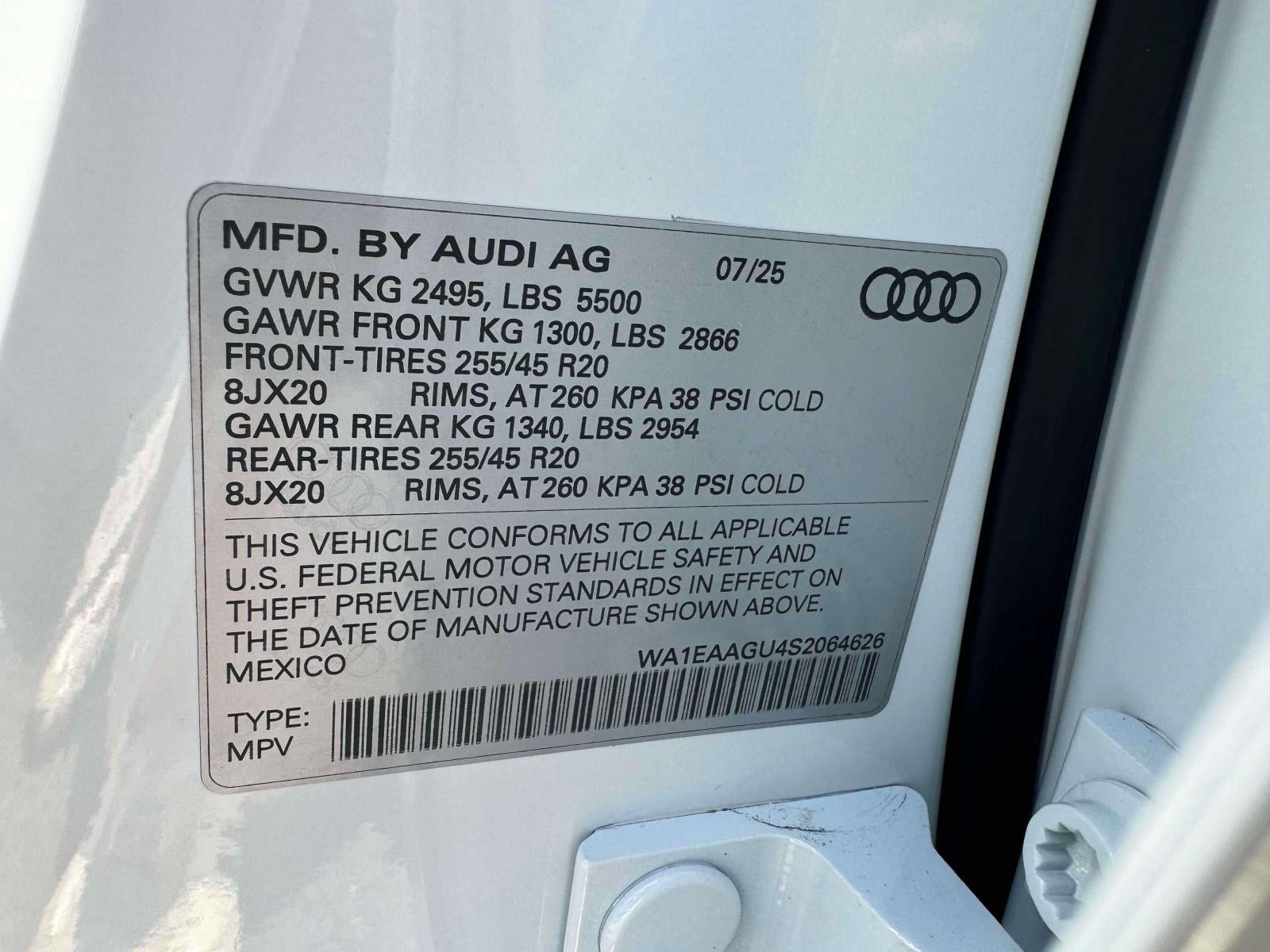 2025 Audi Q5 Sportback 2.0T Premium Plus
