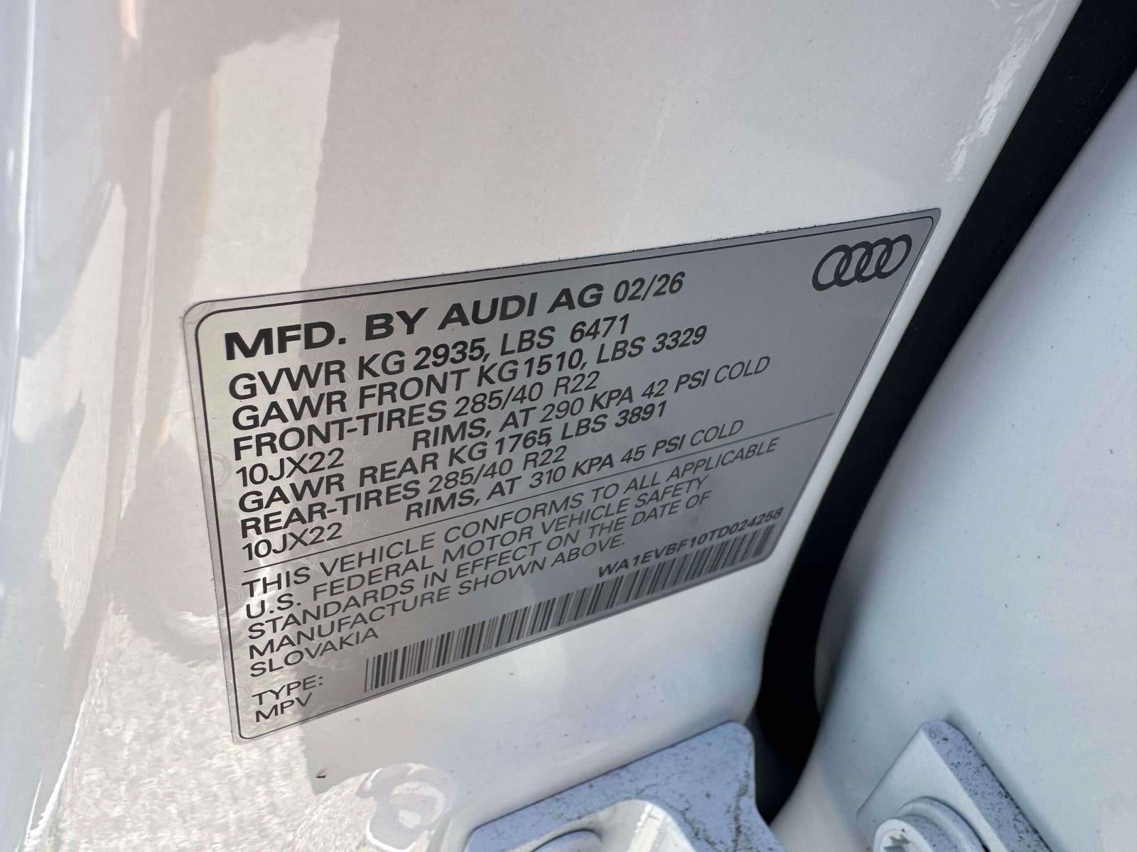 2026 Audi Q8 Premium Plus quattro