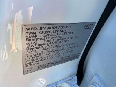2026 Audi Q8 Premium Plus