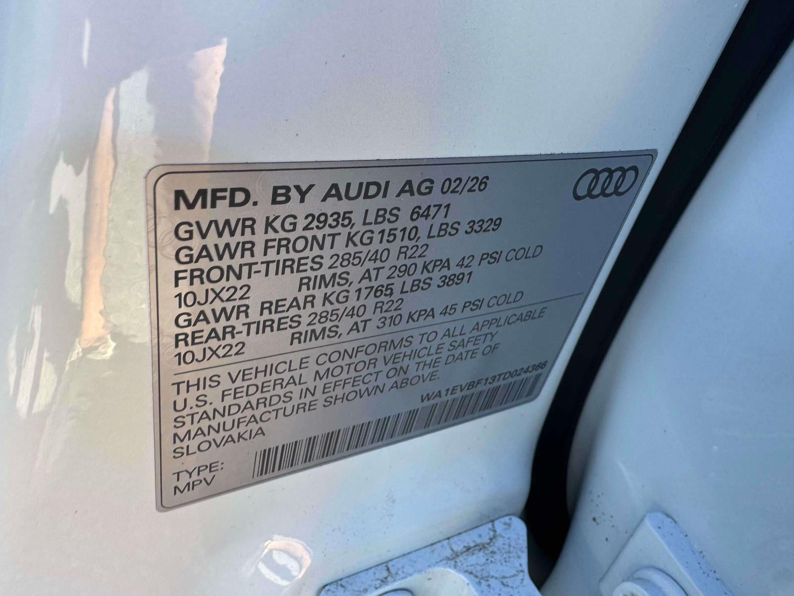2026 Audi Q8 Premium Plus