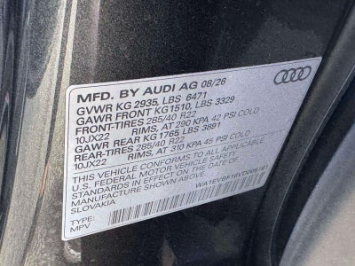 2027 Audi Q8 Premium Plus