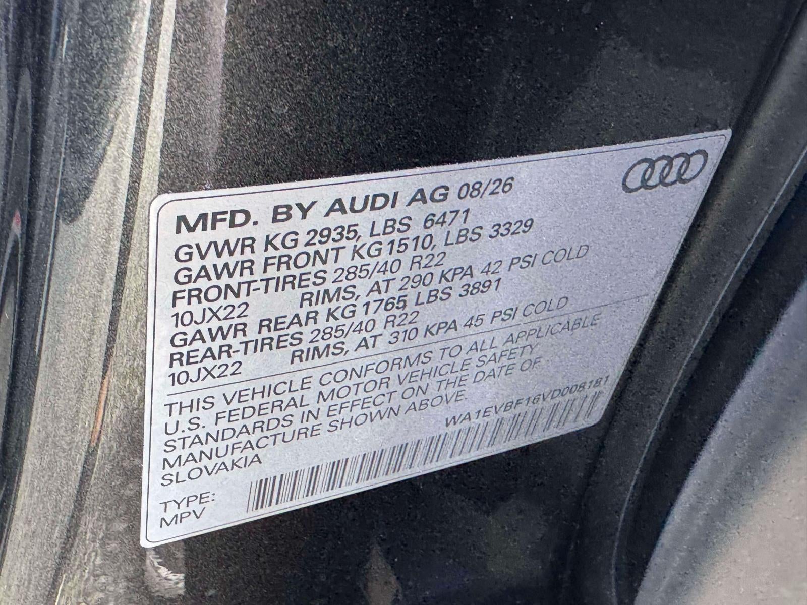 2027 Audi Q8 Premium Plus