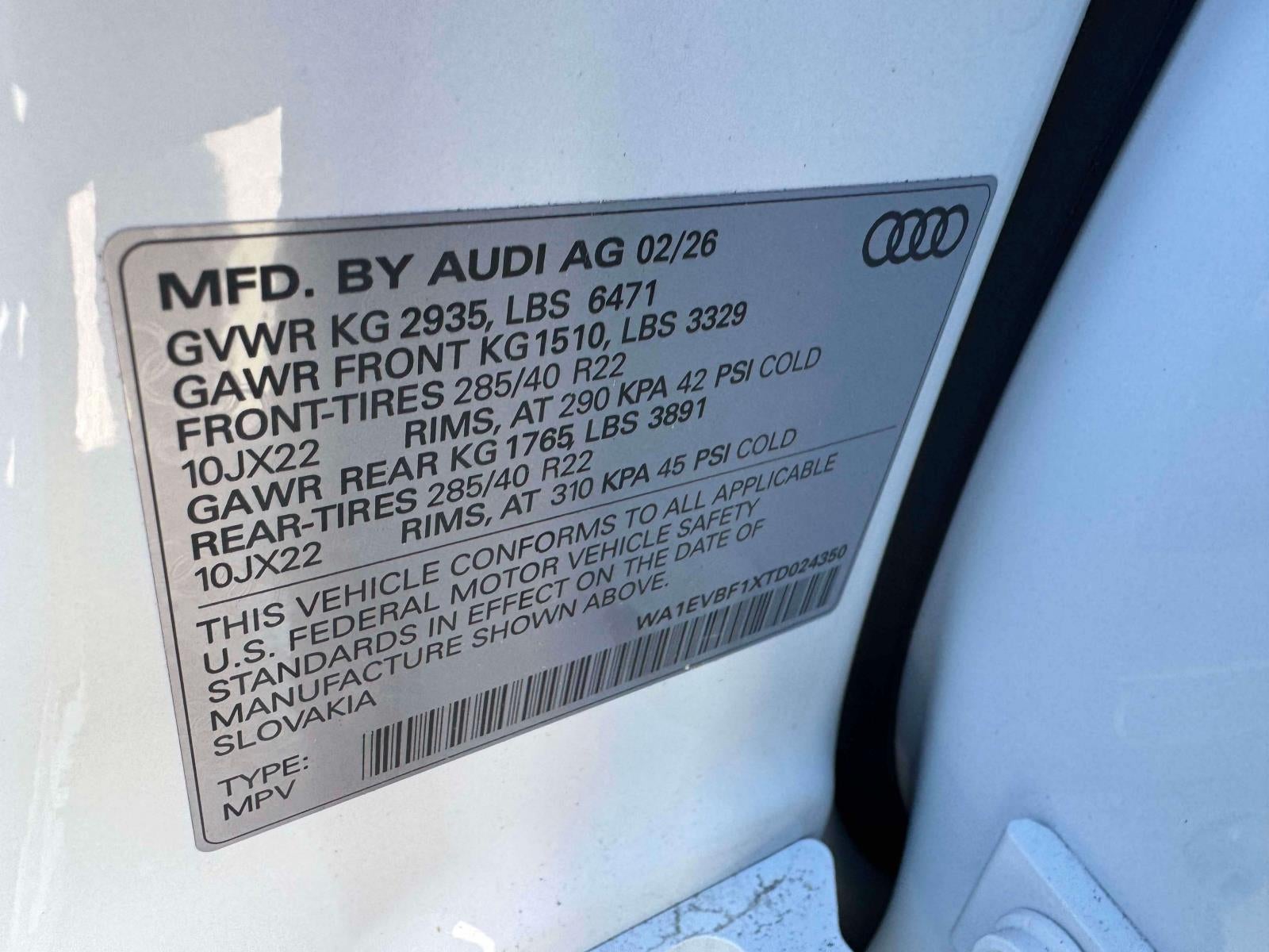 2026 Audi Q8 Premium Plus