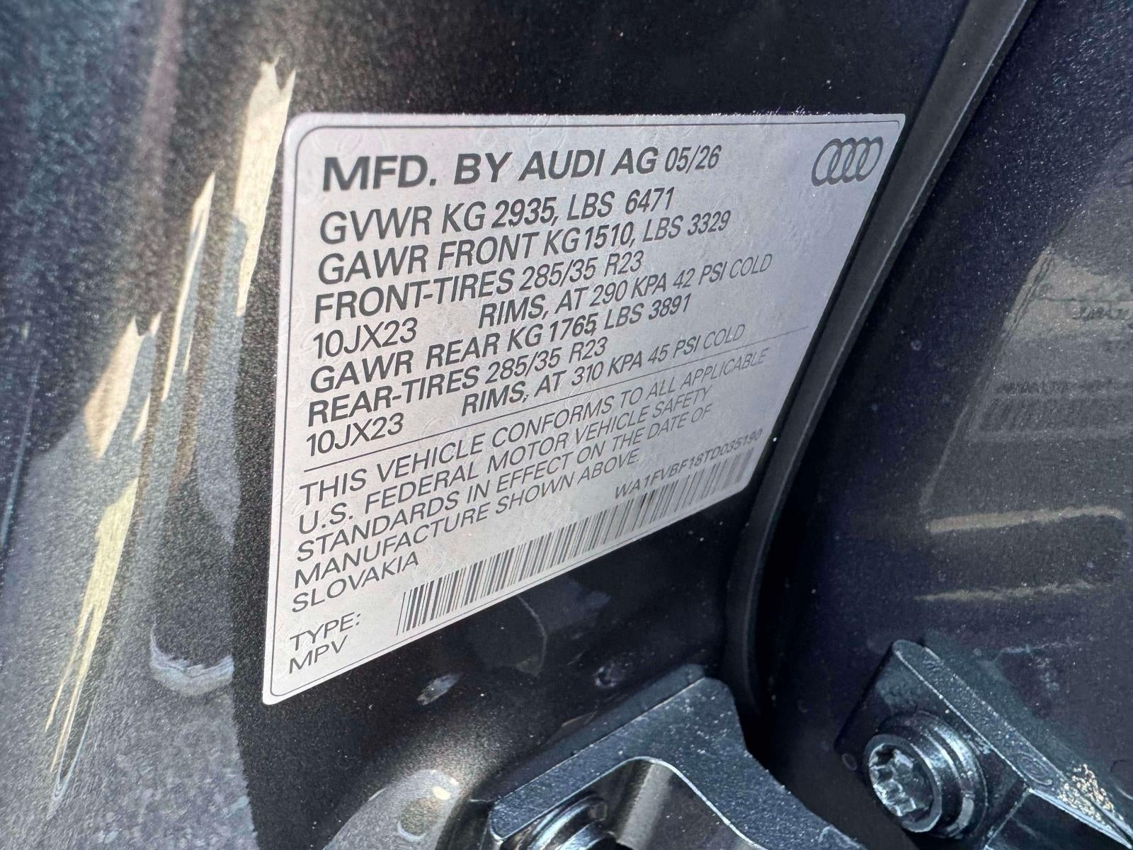 2026 Audi Q8 Prestige