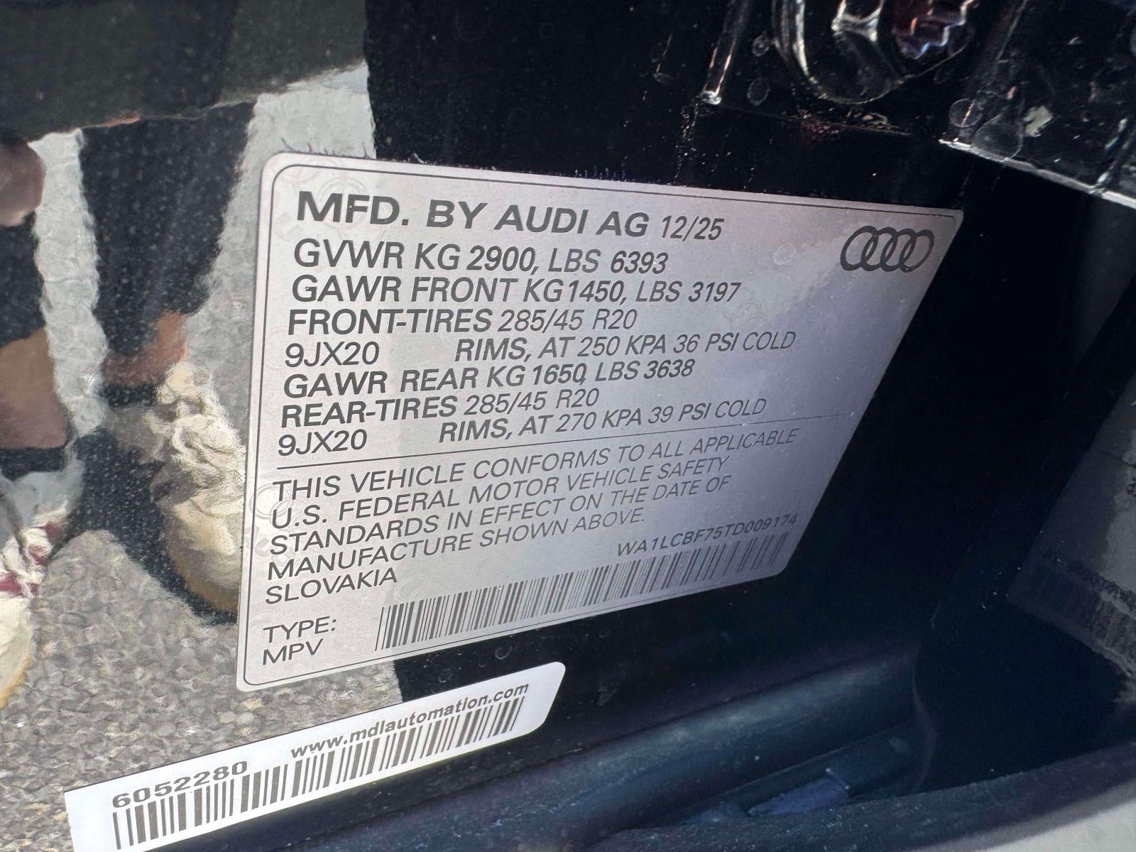2026 Audi Q7 45 Premium Plus