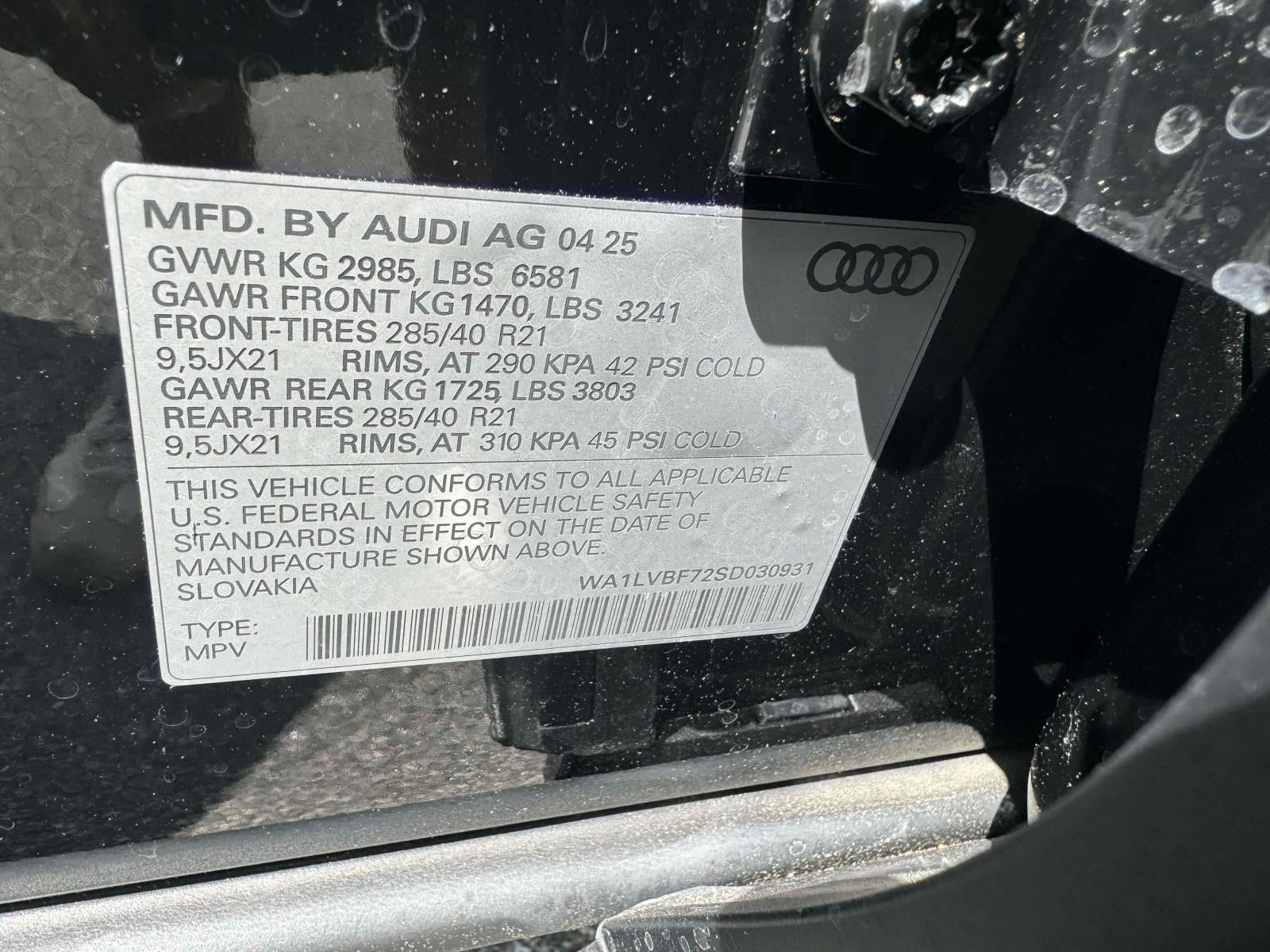 2025 Audi Q7 55 Premium Plus