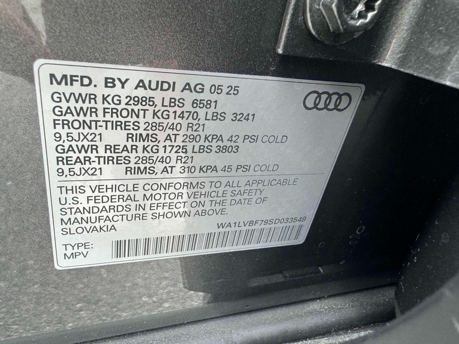 2025 Audi Q7 55 Premium Plus