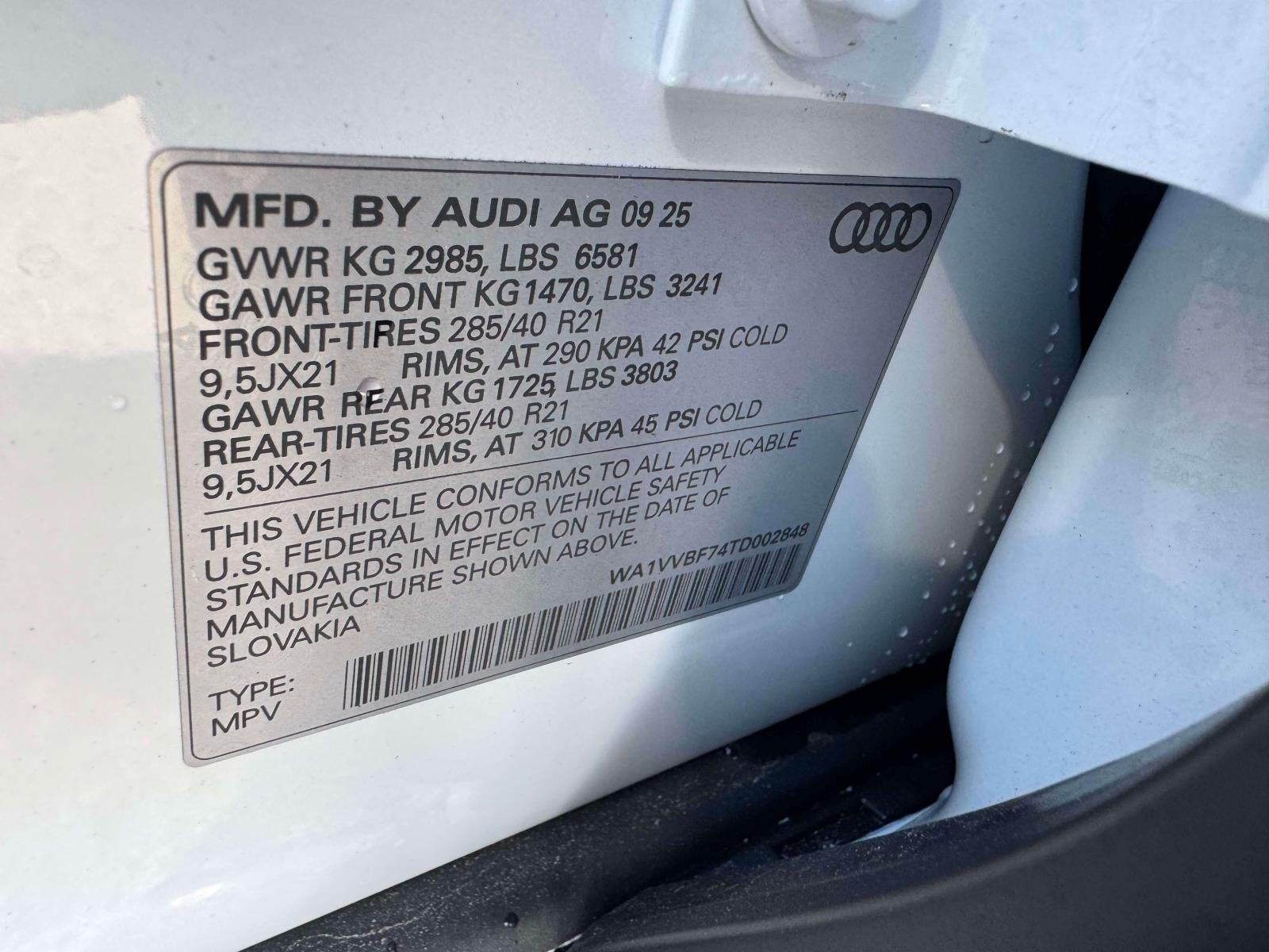 2026 Audi Q7 55 Prestige