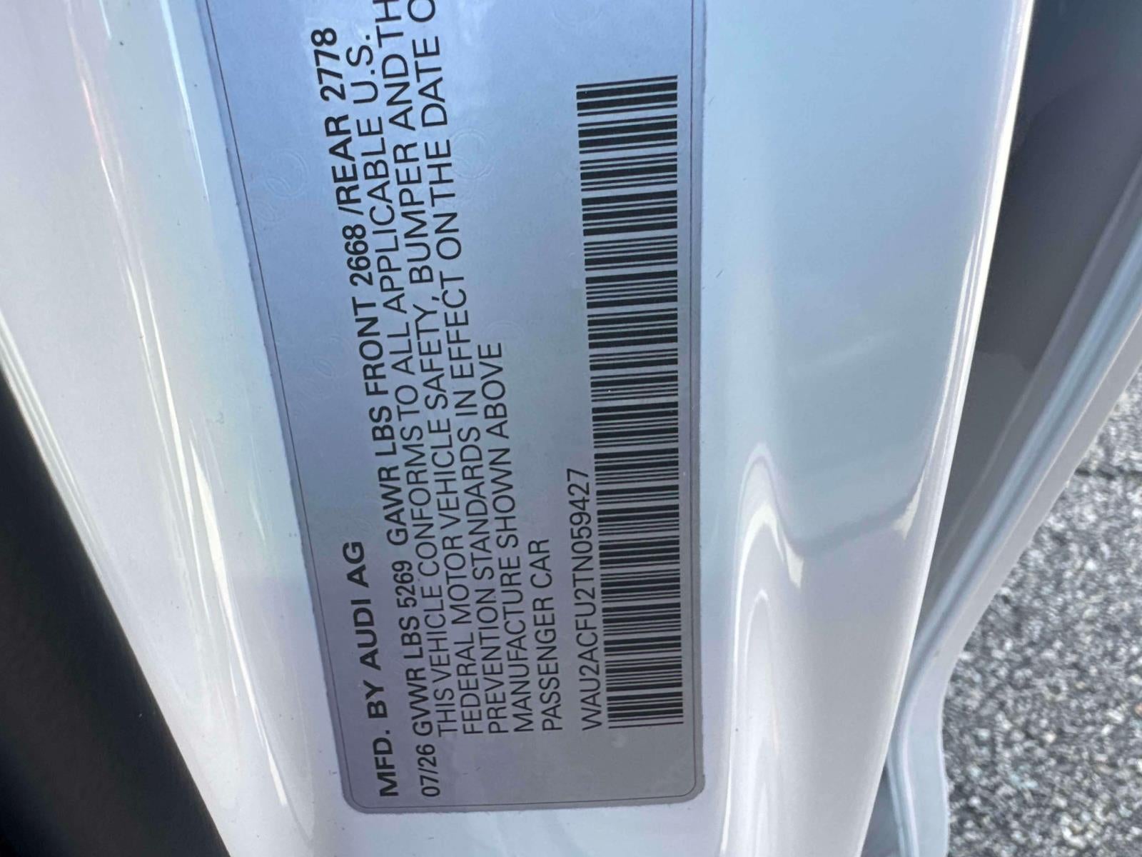 2026 Audi A5 Premium Plus 2.0 TFSI quattro