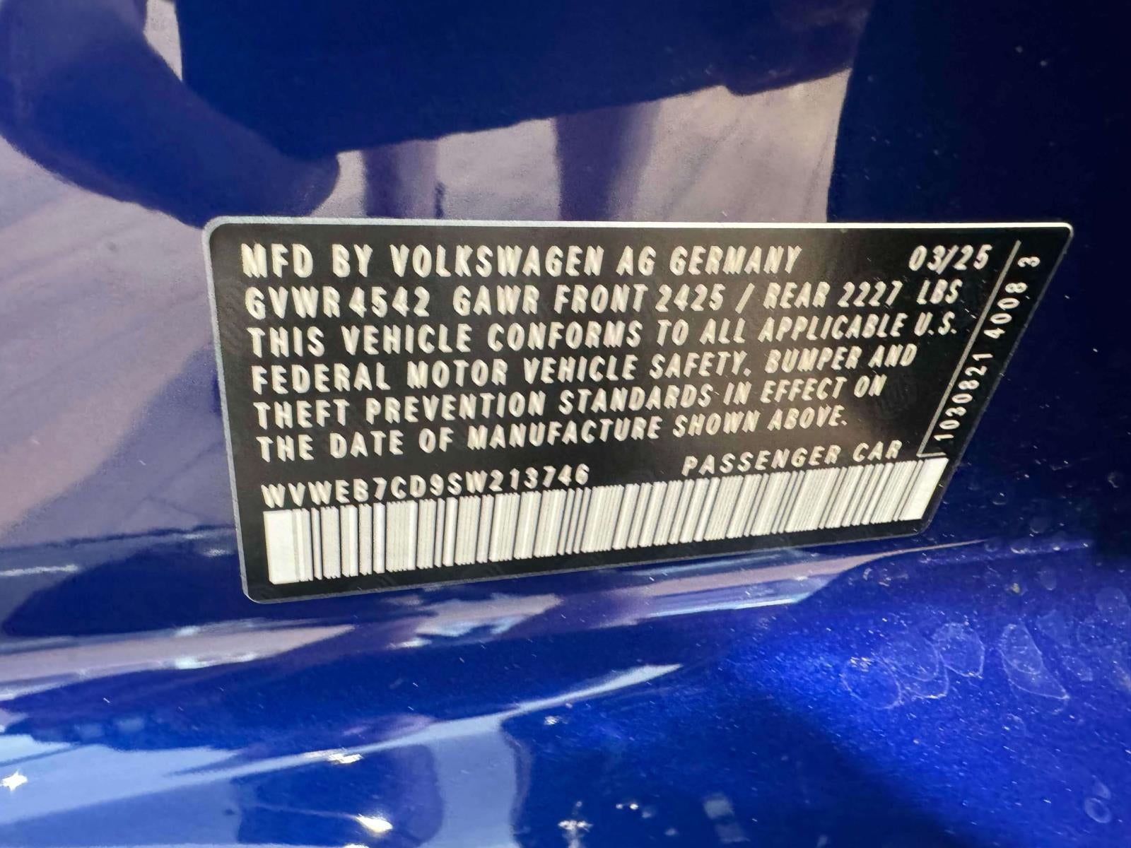 2025 Volkswagen Golf R 2.0T