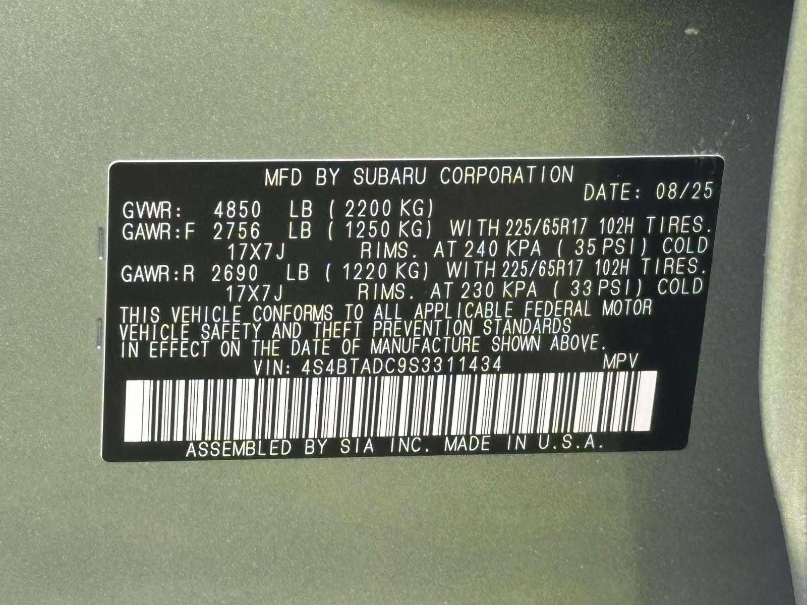 2025 Subaru Outback Premium AWD