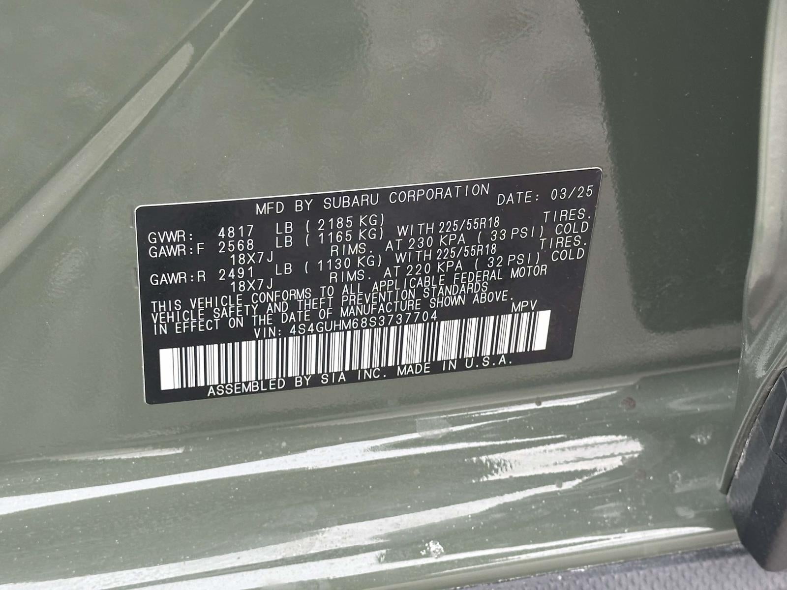 2025 Subaru Crosstrek Limited AWD