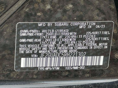 2024 Subaru Crosstrek Premium AWD