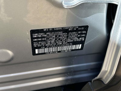 2025 Subaru Forester Wilderness CVT