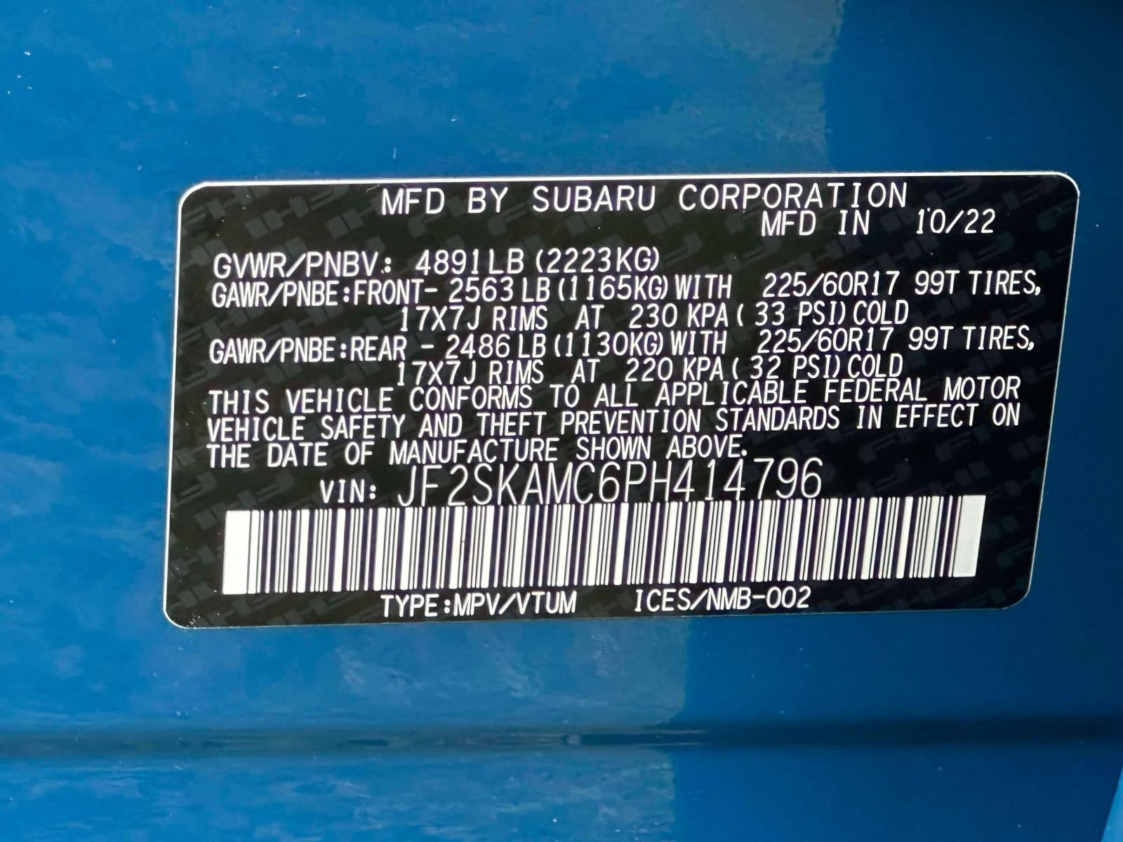 2023 Subaru Forester Wilderness CVT