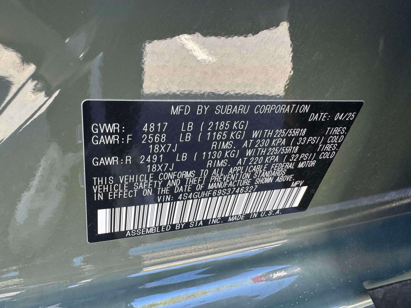 2025 Subaru Crosstrek Sport AWD