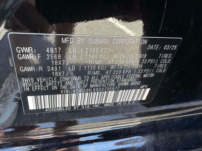 2025 Subaru Crosstrek Limited AWD