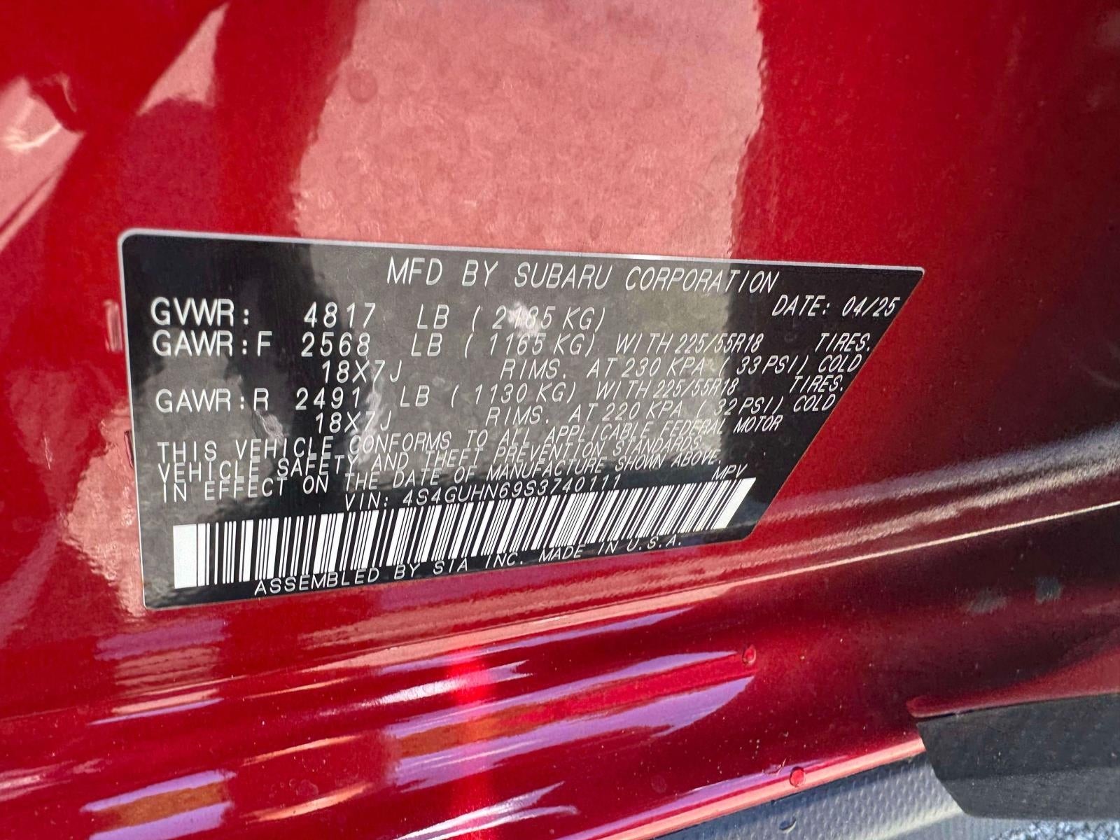 2025 Subaru Crosstrek Limited AWD
