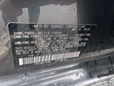 2025 Subaru Crosstrek AWD