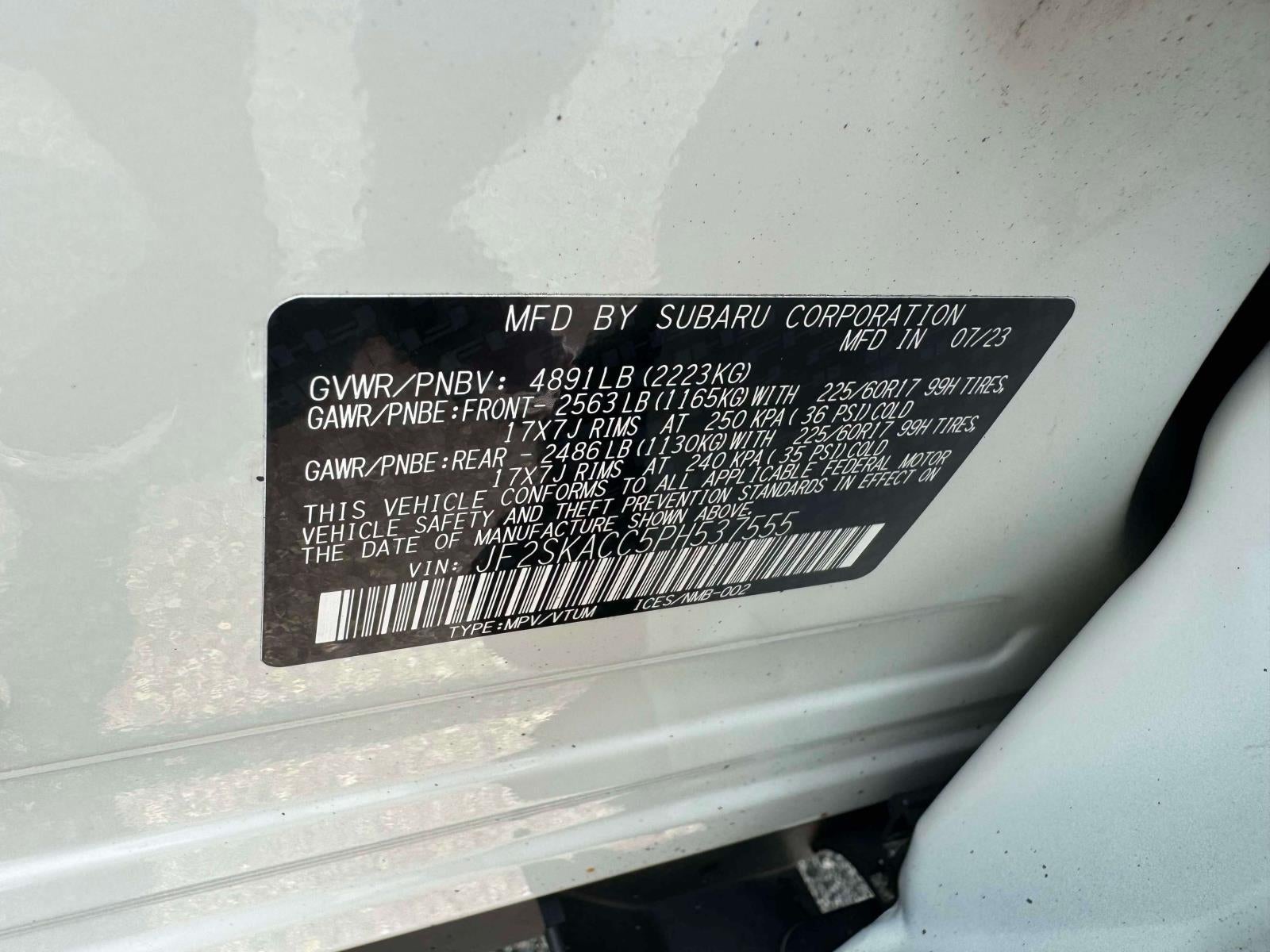 2023 Subaru Forester CVT