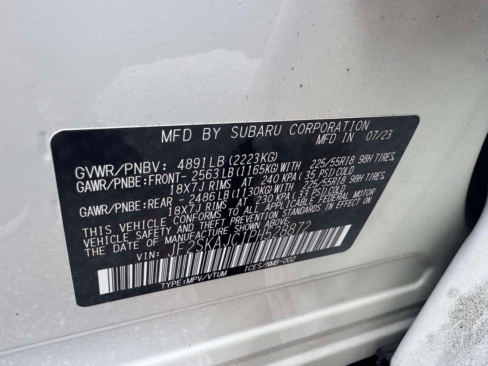 2023 Subaru Forester Sport CVT