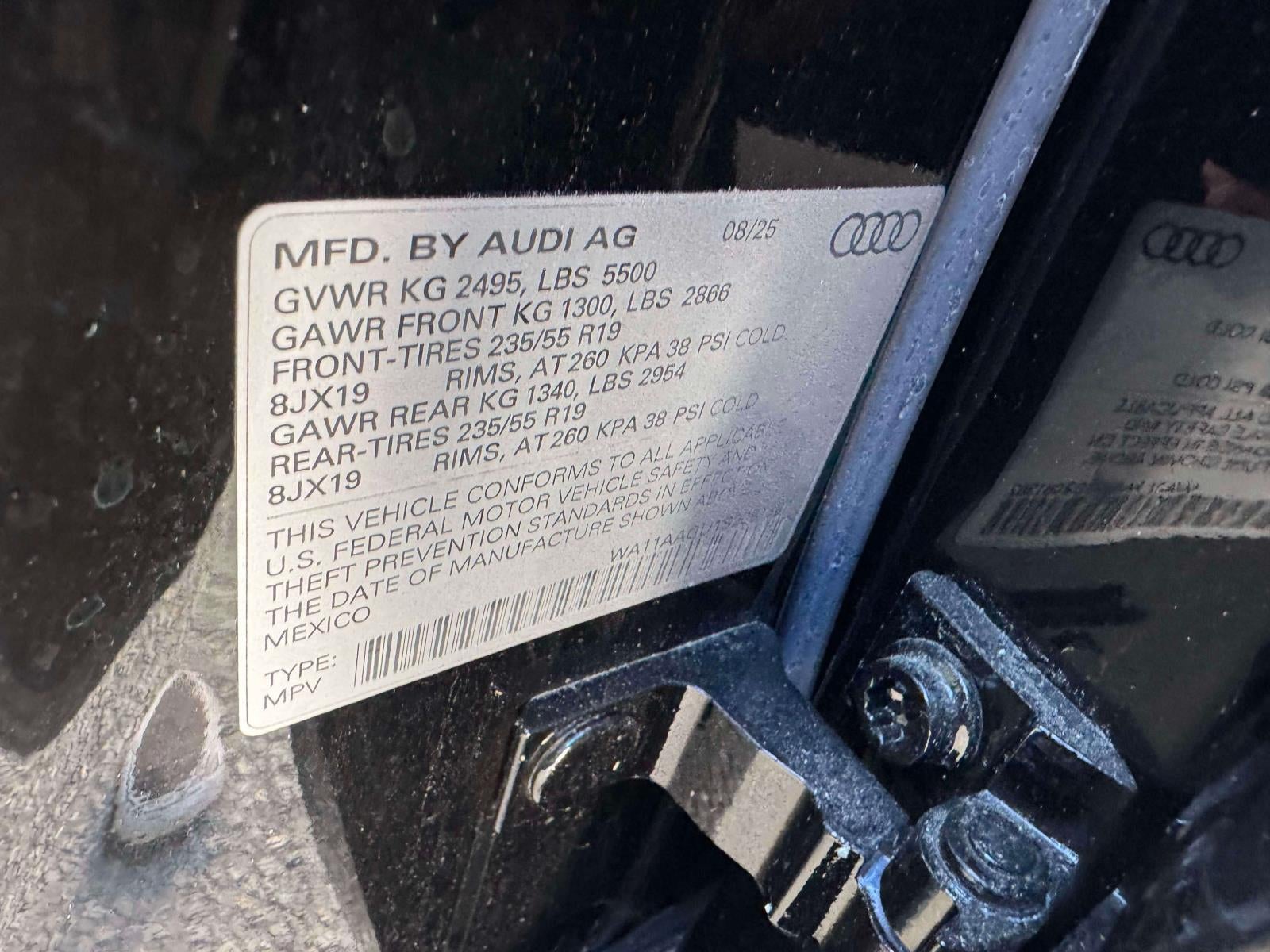 2025 Audi Q5 Premium 2.0 TFSI quattro