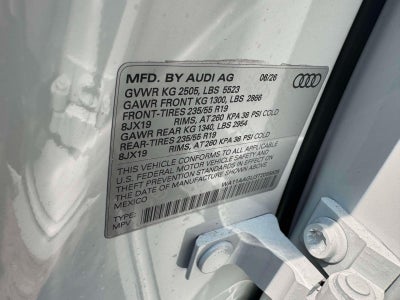 2026 Audi Q5 Premium