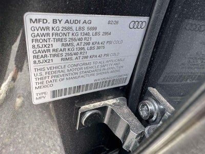 2026 Audi SQ5 Premium Plus