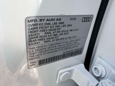 2026 Audi SQ5 Premium Plus