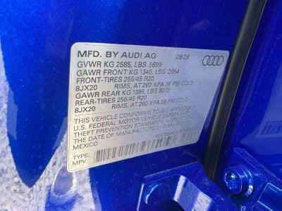 2026 Audi SQ5 Premium Plus