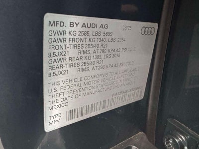 2025 Audi SQ5 3.0T Premium Plus