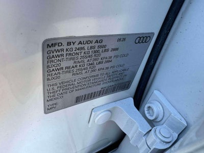 2025 Audi Q5 Premium Plus 2.0 TFSI quattro
