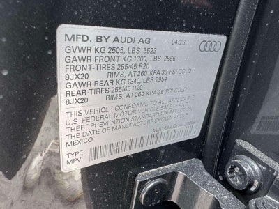 2026 Audi Q5 2.0T Premium Plus