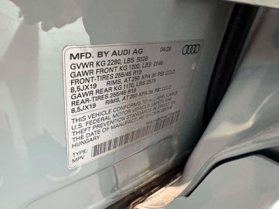 2026 Audi Q3 S line