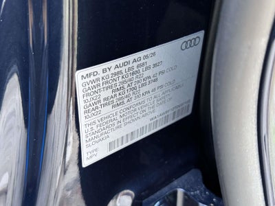 2026 Audi SQ8 4.0T Premium Plus