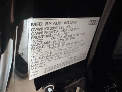 2026 Audi SQ8 4.0T Premium Plus