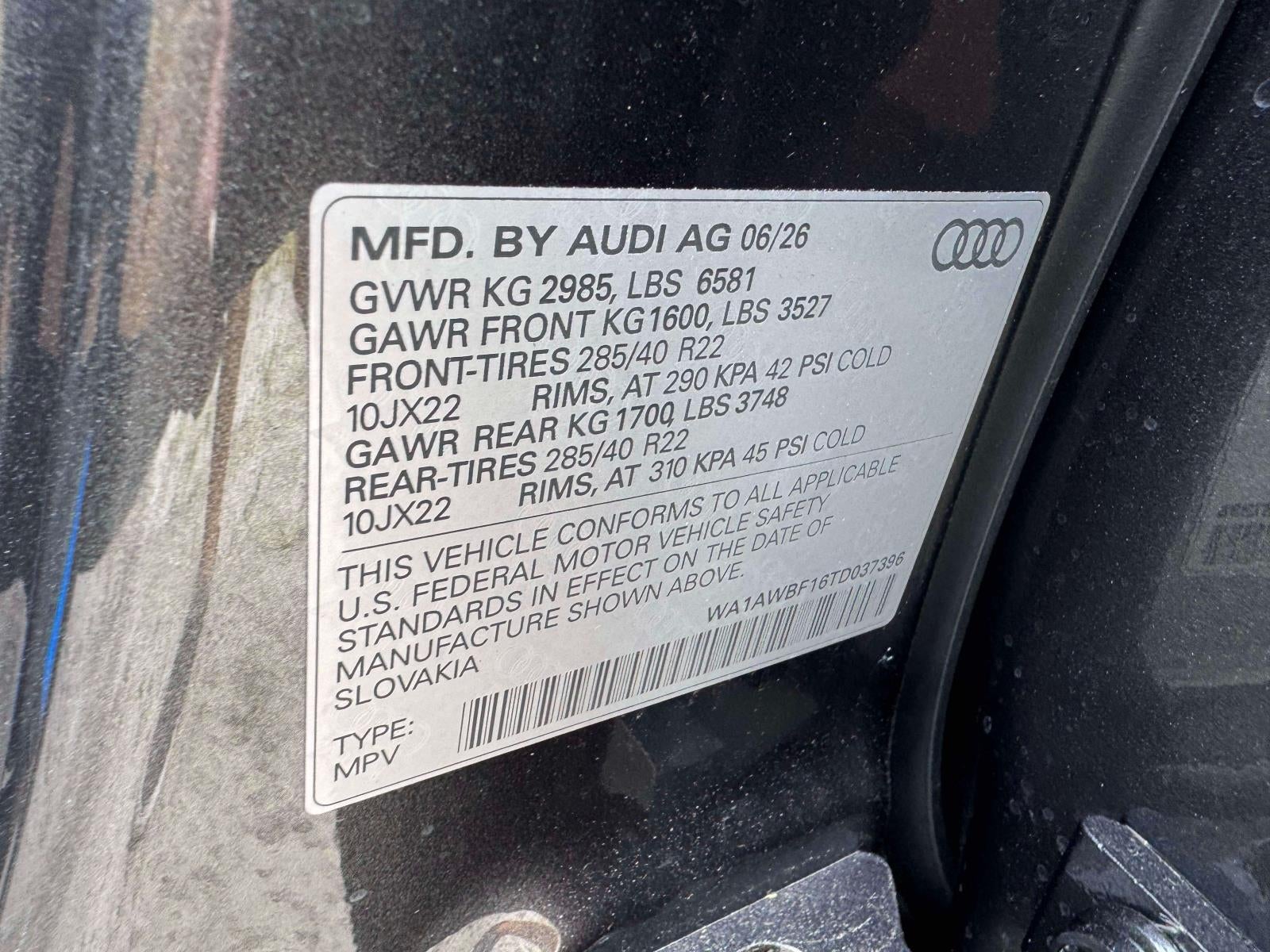 2026 Audi SQ8 4.0T Premium Plus