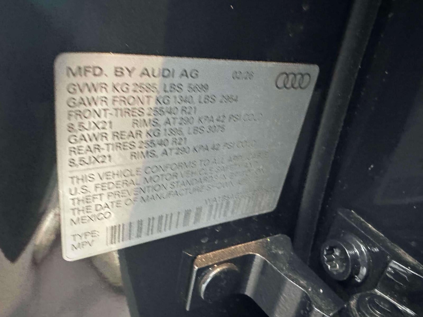 2026 Audi SQ5 Sportback Premium Plus
