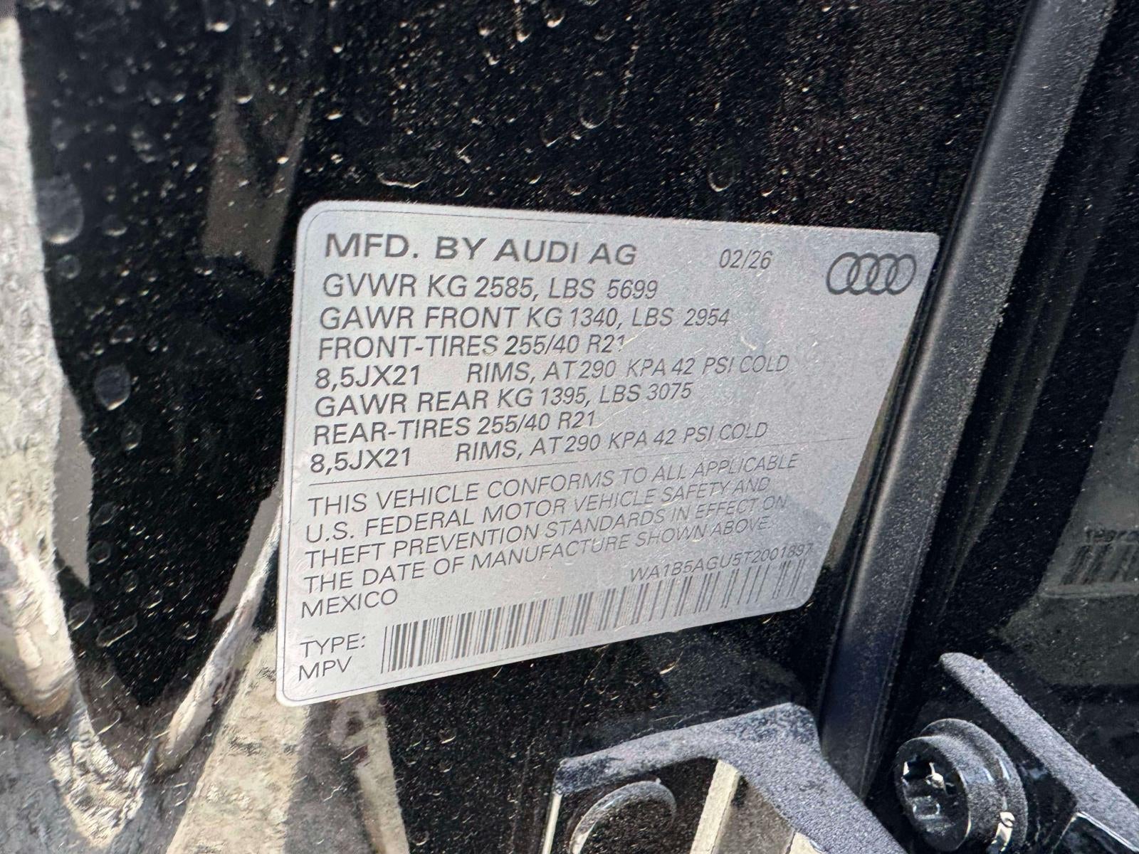 2026 Audi SQ5 Sportback Premium Plus