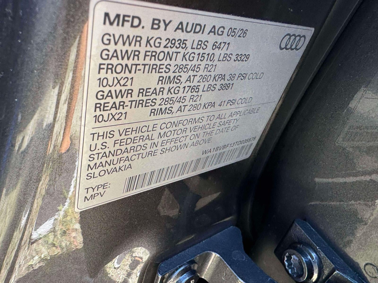 2026 Audi Q8 Premium Plus
