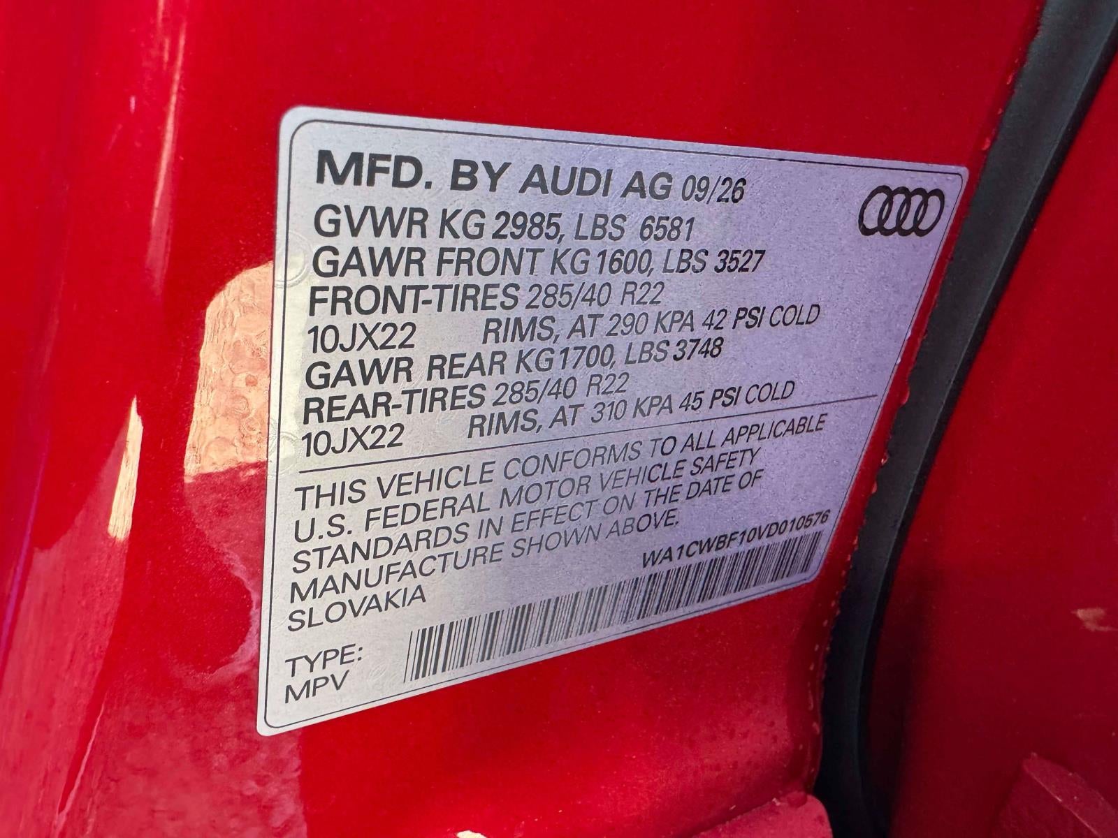 2027 Audi SQ8 4.0T Prestige