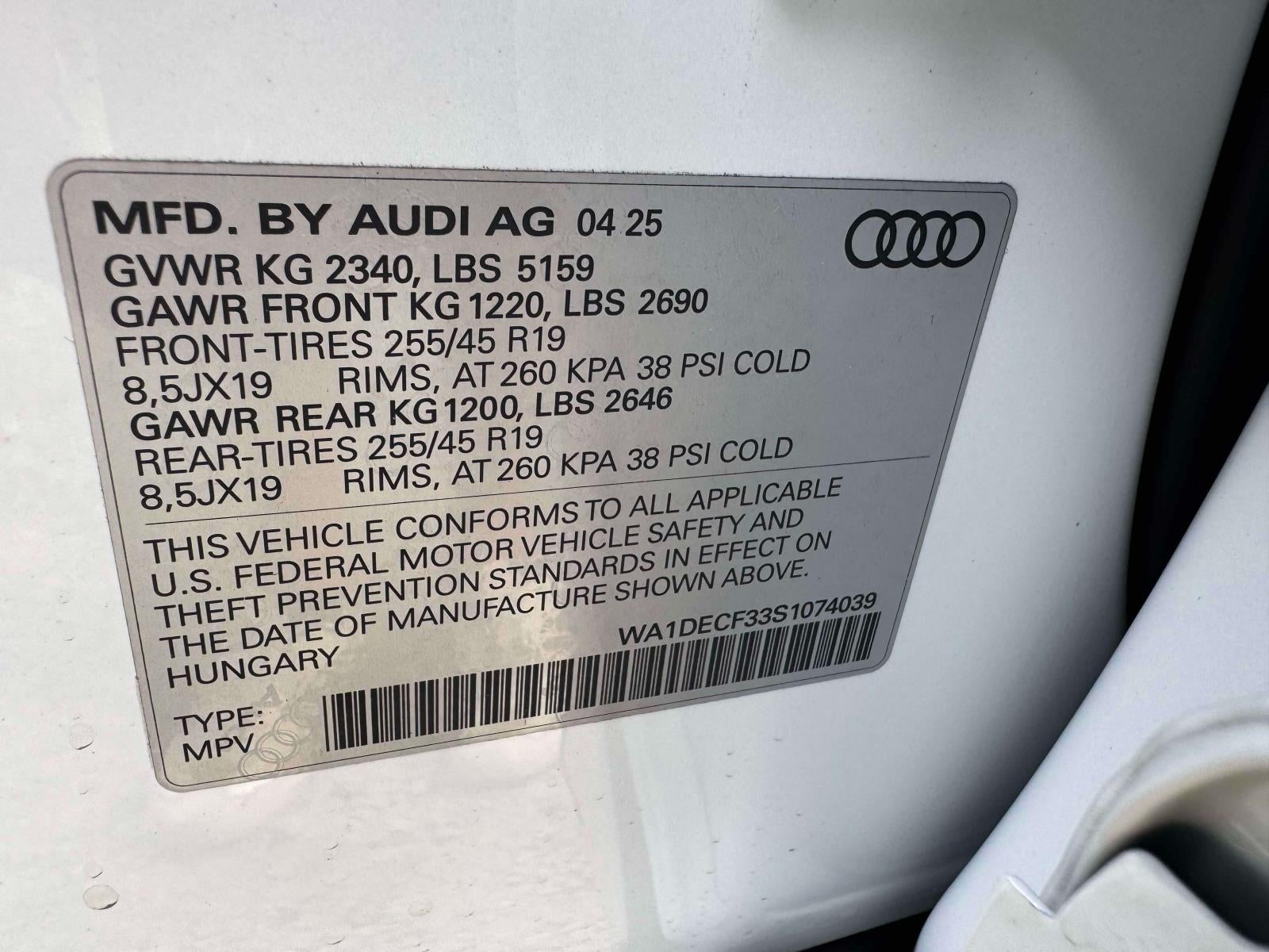 2025 Audi Q3 Premium