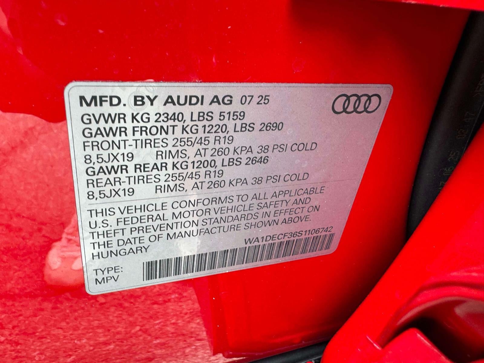 2025 Audi Q3 Premium
