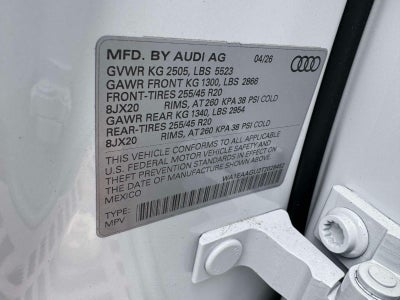 2026 Audi Q5 Sportback 2.0T Premium Plus