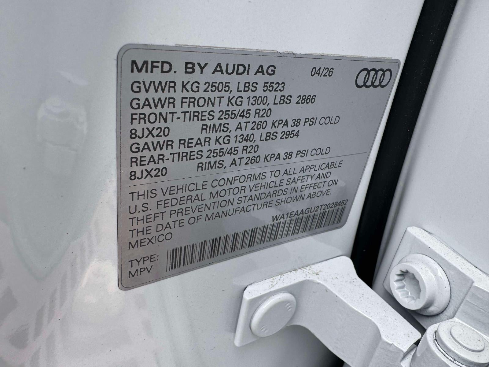 2026 Audi Q5 Sportback 2.0T Premium Plus