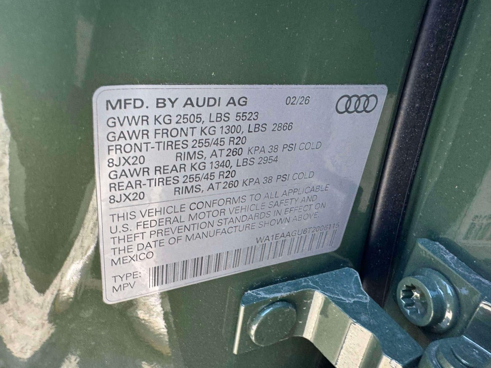 2026 Audi Q5 Sportback 2.0T Premium Plus