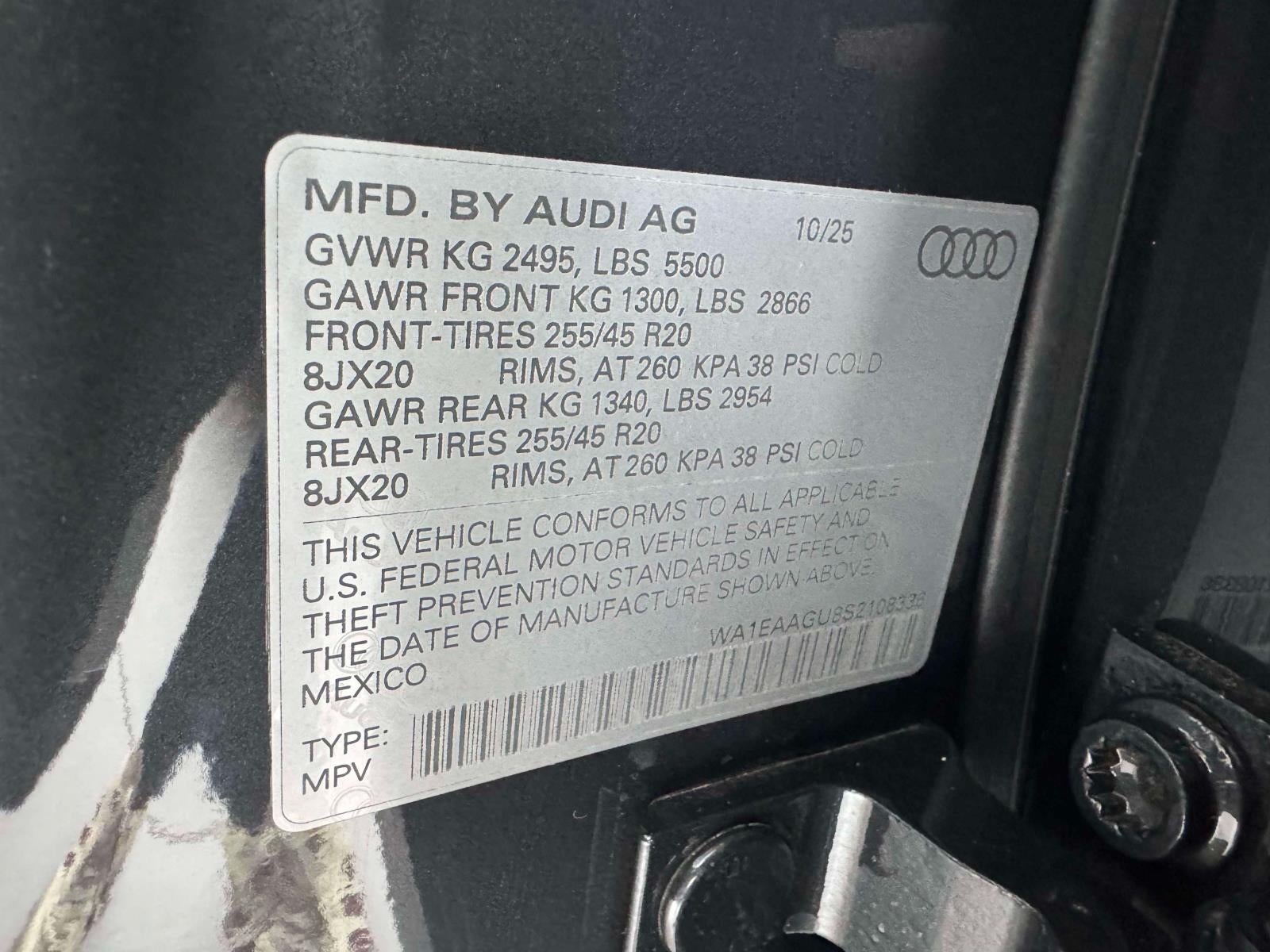 2025 Audi Q5 Sportback Premium Plus