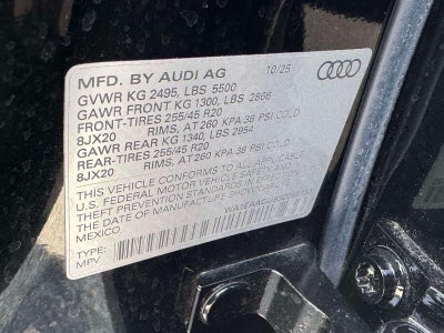 2025 Audi Q5 Sportback Premium Plus 2.0 TFSI quattro
